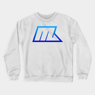 Scorpio Blue Gradient Outline Crewneck Sweatshirt